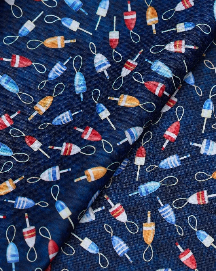 Fabrics - Cotton - Floats - Navy N10 - Overlay