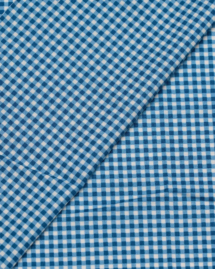 Fabrics - Cotton - Gingham Light Blue - CL506 - Overlay