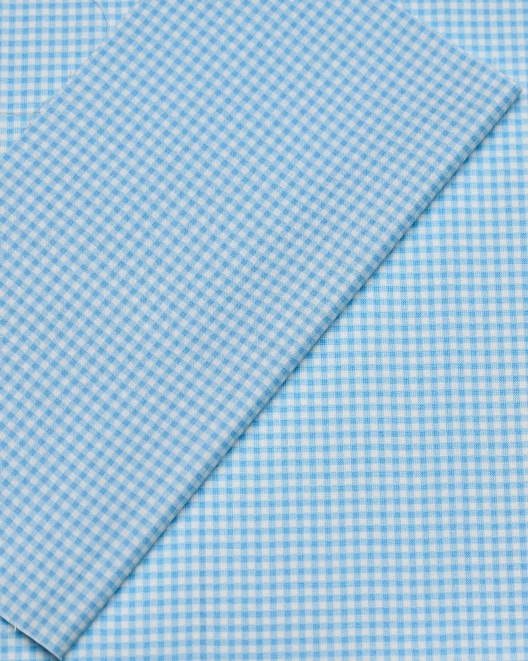 Fabrics - Cotton - Gingham Light Blue - CL532 - Overlay