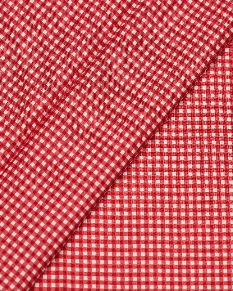 Fabrics - Cotton - Gingham Red - CL507 - Overlay