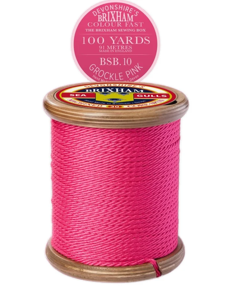 Gifts - Devonshires Brixham Cotton Reel - Storage-Keepsake - Grockle Pink - BSB10