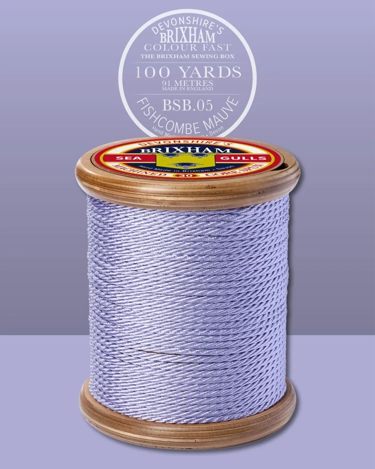Devonshires Brixham Cotton Reel - Storage-Keepsake - Fishcombe Mauve - BSB05