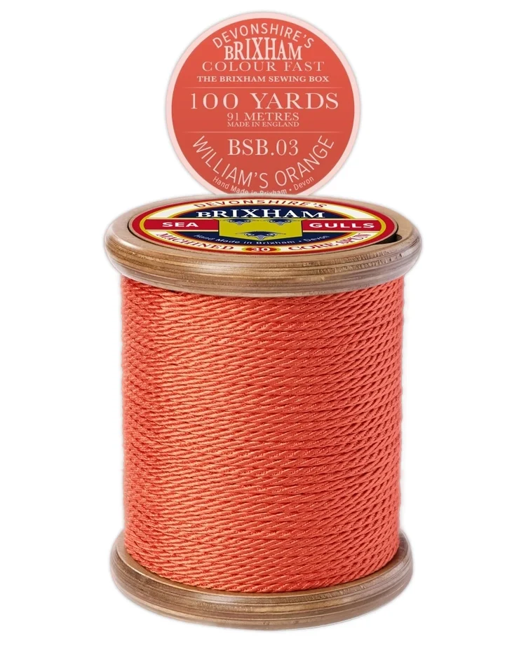 Devonshires Brixham Cotton Reel - Storage-Keepsake - William's Orange - BSB03-1