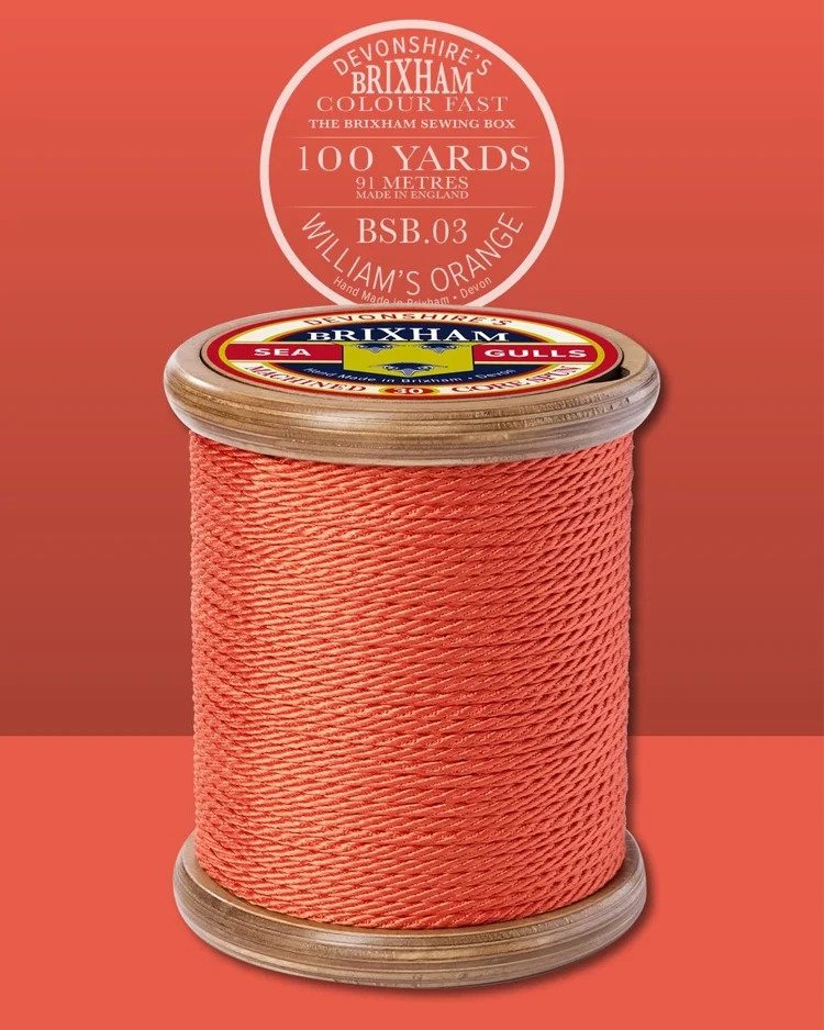 Devonshires Brixham Cotton Reel - Storage-Keepsake - William's Orange - BSB03