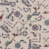 Fabrics - Cotton - Nautical Icons on CBeige - R109 OverlayFabrics - Cotton - Nautical Icons on Cream - R109 Overlay