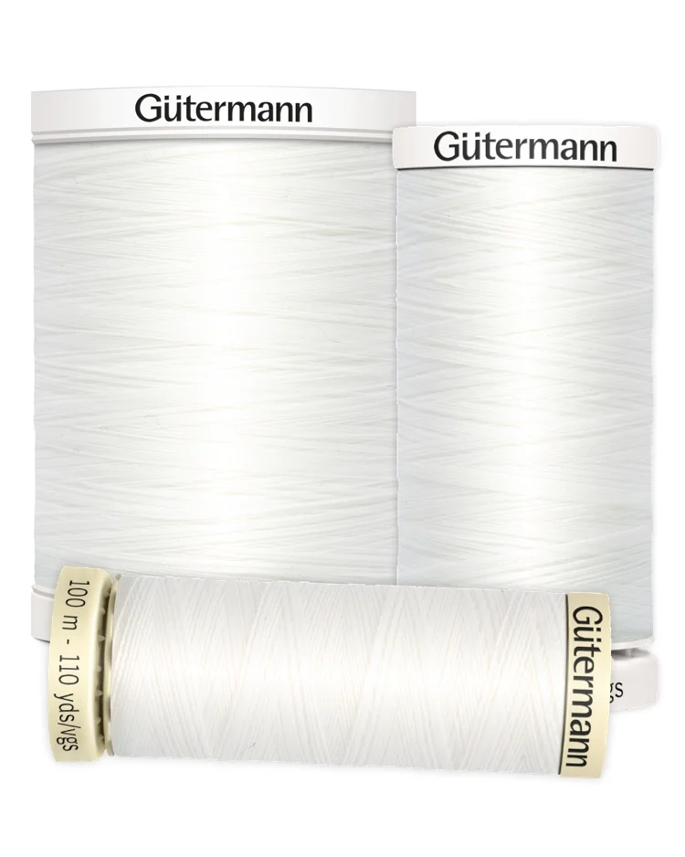 Haberdashery - Threads - Gutermann White 800 - Collection