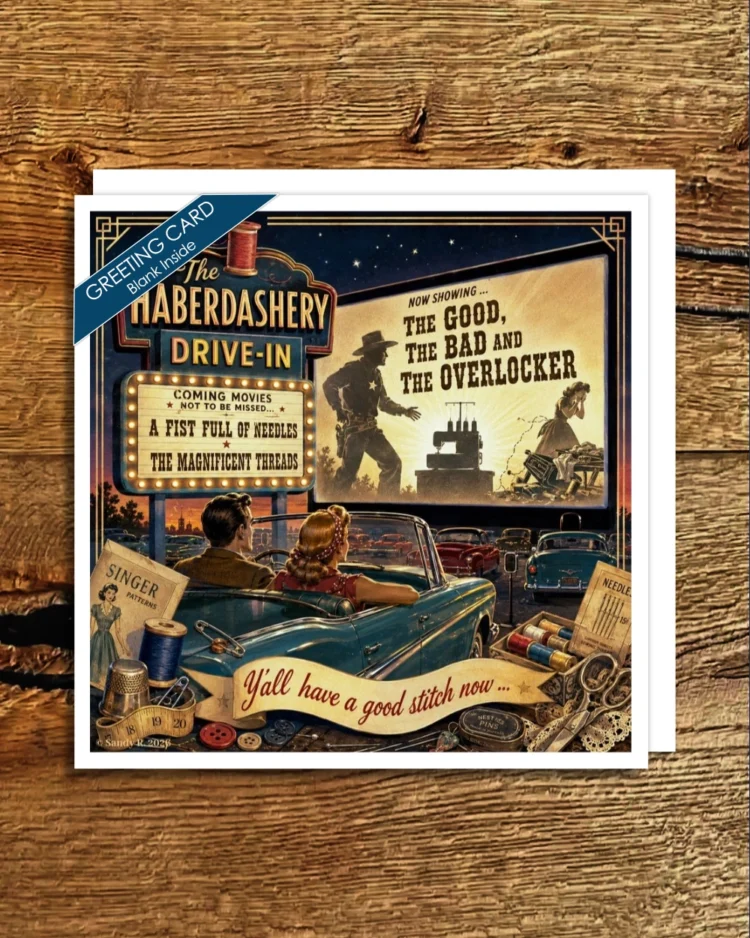 Gifts - Greeting Cards -Haberdashery Drive-In Print