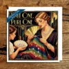 Gifts - Greeting Cards - Knit One Purl One Print