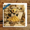 Gifts - Greeting Cards - Sewing Bee Print