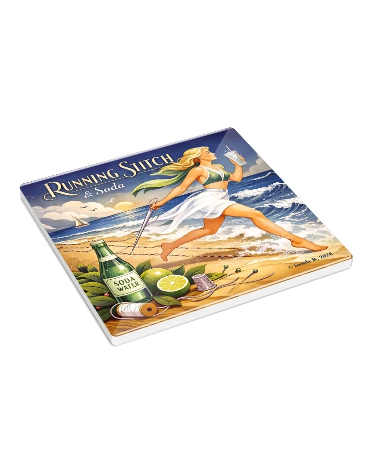 Gifts - Coasters - Running Stitch