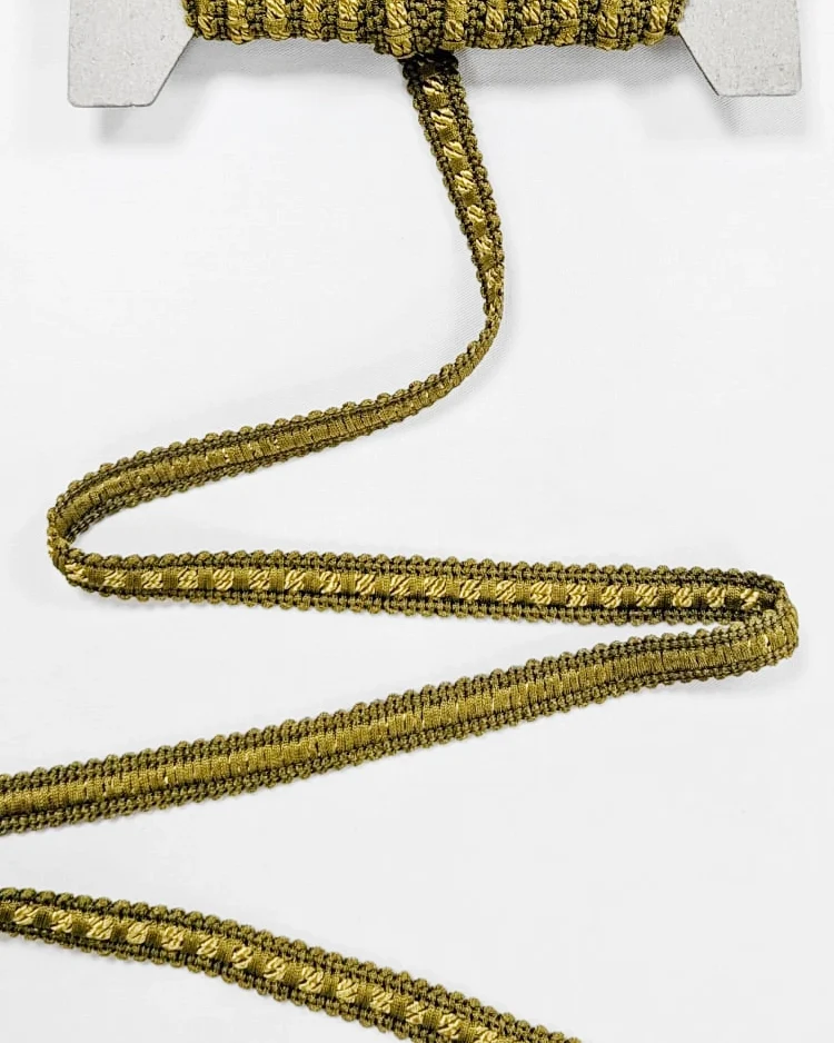 Haberdashery - Trims - Scalloped Gimp Braid Trim - Vintage Gold - 15mm