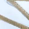 Haberdashery - Trims - Woven Jute Fkat Braided Trim - Natural - 37mm - Close Up