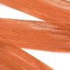 Haberdashery - Webbings - Open Weave Jute Tape - Orange Jute - 40mm - Close Up