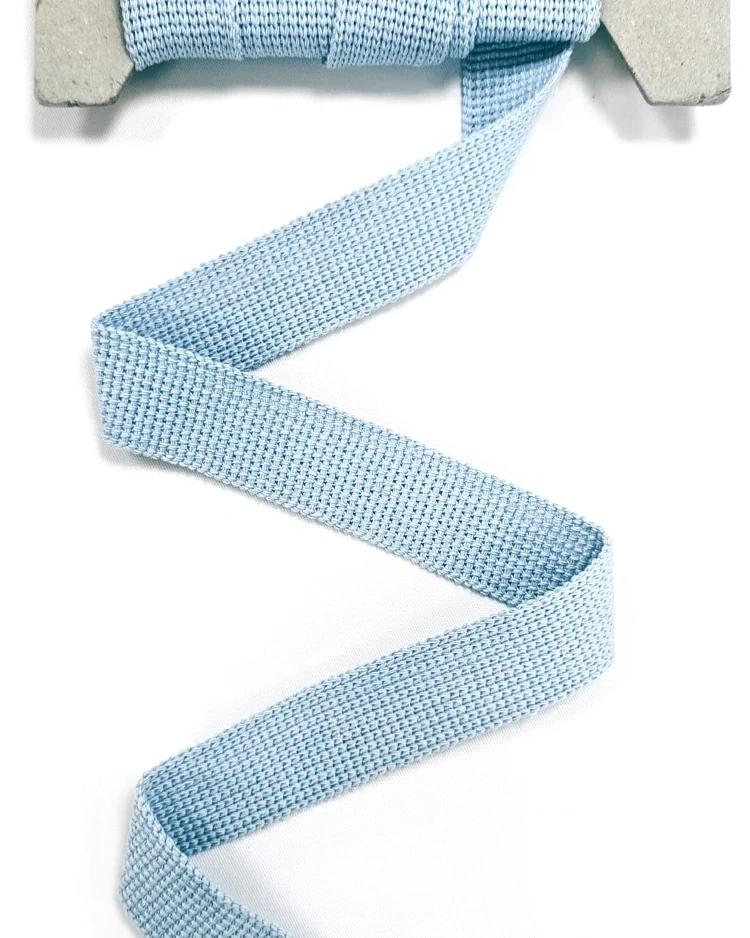 Haberdashery - Webbing - Woven Cotton Tape - Blue - 30mm