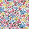 Fabrics - Cotton - Floral Blossoms on White - SCD2174-2 - Overlay