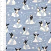 Fabrics - Cotton - Lewis & Irene - Where The Sky Dances - Puffins on Blue Grey - L65B - Sizing