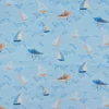 Fabrics - Cotton - Dear Stella Design - Wanderlust Seas The Day on Aqua - STELLA-D3422