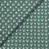 Fabrics - Cotton - Christmas Print - Reindeer Heads and Snowflakes on Green - Sew Cool - Overlay