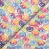 Fabrics - Polycotton - Halloween Print - Bright Pumpkins on White - TC0151 - Overlay